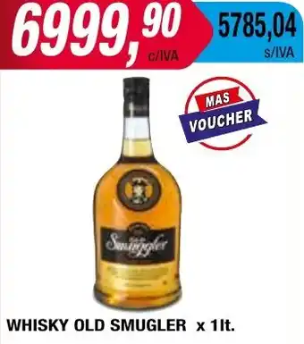 Maxiconsumo WHISKY OLD SMUGLER x 1lt oferta