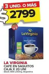 Carrefour Maxi La virginia - cafe en saquitos oferta