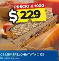 Carrefour Maxi Serra - dulce membrillo/batata oferta
