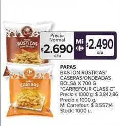 Carrefour Maxi Carrefour - papas oferta