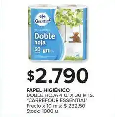 Carrefour Maxi Carrefour - papel higiénico oferta