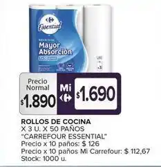 Carrefour Maxi Carrefour - rollos de cocina oferta