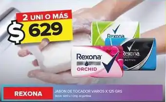 Carrefour Maxi Rexona - jabon de tocador oferta