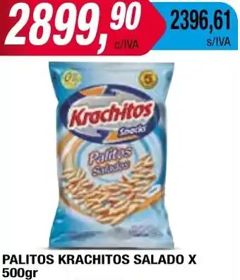 Maxiconsumo PALITOS KRACHITOS SALADO X 500gr oferta