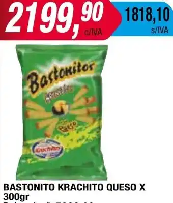 Maxiconsumo BASTONITO KRACHITO QUESO X 300gr oferta