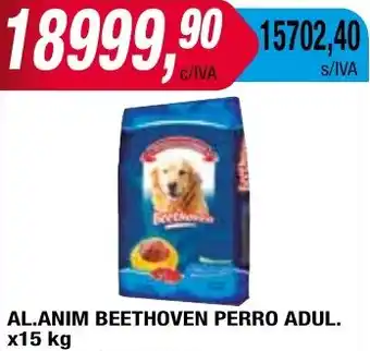 Maxiconsumo AL.ANIM BEETHOVEN PERRO ADUL. x 15kg oferta