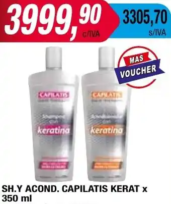 Maxiconsumo SH.Y ACOND. CAPILATIS KERAT X 350ml oferta
