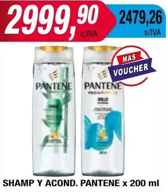 Maxiconsumo SHAMP Y ACOND. PANTENE x 200ml oferta