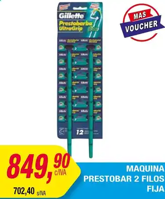 Maxiconsumo MAQUINA PRESTOBAR 2 FILOS FIJA oferta