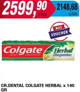 Maxiconsumo CR.DENTAL COLGATE HERBAL x 140gr oferta