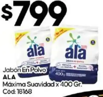 Diarco Jabón En Polvo ALA Máxima Suavidad x 400gr oferta