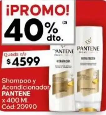 Diarco Shampoo y Acondicionador PANTENE x 400ml oferta