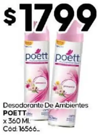 Diarco Desodorante De Ambientes POETT x 360ml oferta