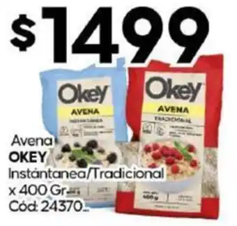 Diarco Avena OKEY Instantanea/Tradicional x 400gr oferta