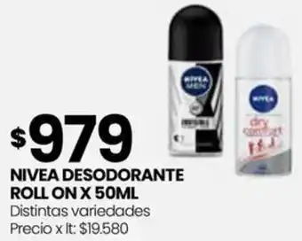 Punto Mayorista NIVEA DESODORANTE ROLL ON X 50ML oferta