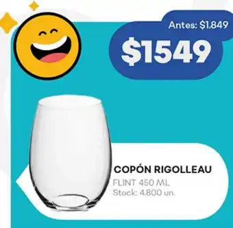 Supermercados Tadicor COPÓN RIGOLLEAU FLINT 450 ML oferta