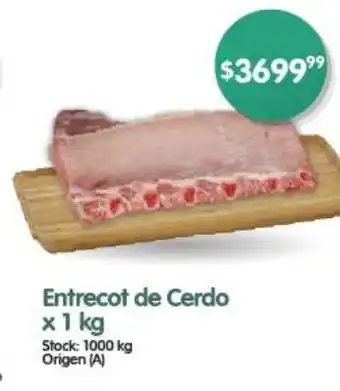 Supermercados Buenos Días Entrecot de Cerdo x 1 kg oferta