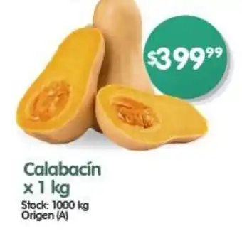 Supermercados Buenos Días Calabacín x 1 kg oferta