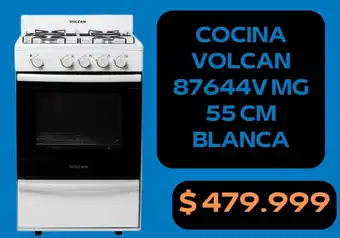 COCINA VOLCAN 87644V MG 55 CM BLANCA