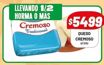 Almacor QUESO CREMOSO el kilo oferta