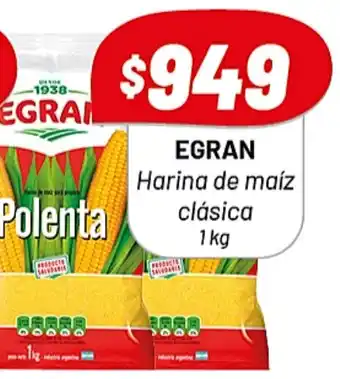 Almacor EGRAN Harina de maíz clásica 1kg oferta