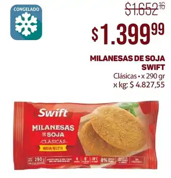Makro MILANESAS DE SOJA SWIFT Clásicas x 290 gr oferta