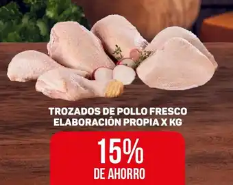 Makro TROZADOS DE POLLO FRESCO ELABORACIÓN PROPIA X KG oferta