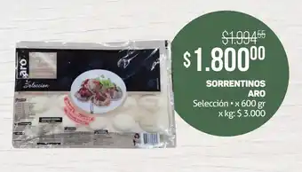 Makro SORRENTINOS ARO Selección x 600 gr oferta