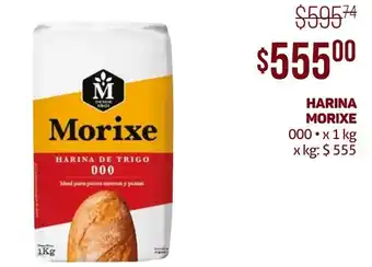Makro HARINA MORIXE 000 x 1kg oferta