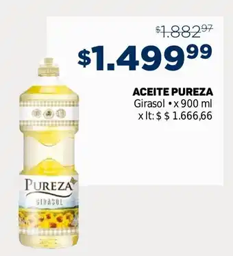 Makro ACEITE PUREZA Girasol x 900 ml oferta