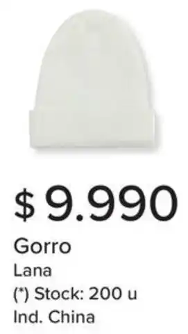 Carrefour Gorro Lana oferta