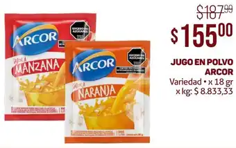 Makro JUGO EN POLVO ARCOR Variedad x 18gr oferta