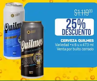 Makro CERVEZA QUILMES Variedad x 6u x 473ml oferta