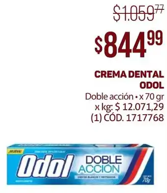 Makro CREMA DENTAL ODOL x 70gr oferta