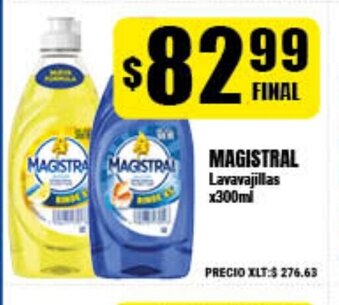 Supermayorista Vital Magistral Lavavajillas x300ml oferta