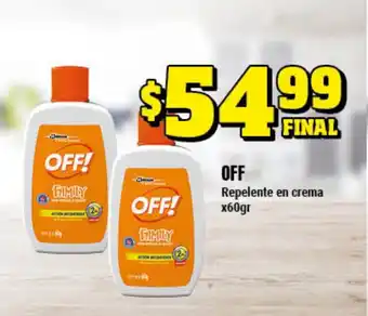 Supermayorista Vital Off Repelente en crema x60gr oferta