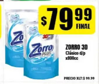 Supermayorista Vital Zorro 3D Clásico d/p x800cc oferta