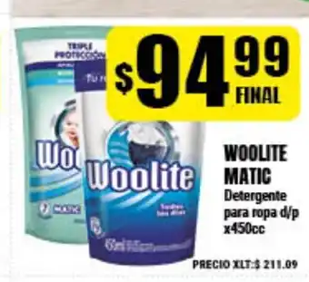 Supermayorista Vital Woolite Matic Detergente para ropa d/p x450cc oferta