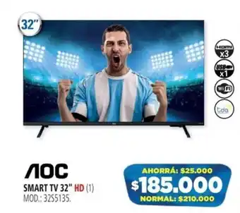 Casa del Audio Лос SMART TV 32" HD oferta