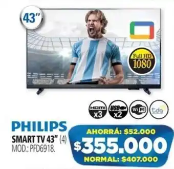 Casa del Audio PHILIPS SMART TV 43" ( oferta