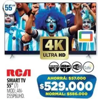 Casa del Audio RCA SMART TV 55" oferta