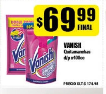 Supermayorista Vital Vanish Quitamanchas d/p x400cc oferta
