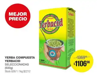 Atomo Conviene YERBA COMPUESTA YERBACID SELECCIONADAS (500g) oferta