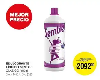 Atomo Conviene EDULCORANTE LÍQUIDO SEMBLE CLÁSICO (400g) oferta