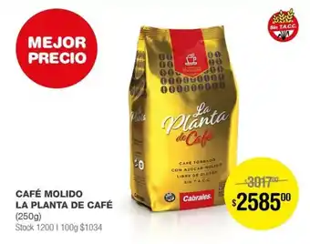 Atomo Conviene CAFÉ MOLIDO LA PLANTA DE CAFÉ (250g) oferta
