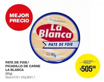 Atomo Conviene PATE DE FOIE / PICADILLO DE CARNE LA BLANCA (90g) oferta