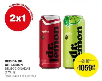 Atomo Conviene BEBIDA DR. LEMON SELECCIONADAS (473ml) oferta
