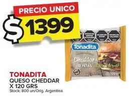 Carrefour Maxi Tonadita - queso cheddar oferta