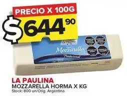 Carrefour Maxi La paulina - mozzarella horma oferta