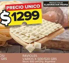 Carrefour Maxi Ravioles varios oferta